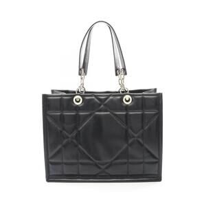 Dior Essential Archi Cannage Tote Bag black leather